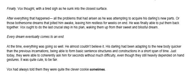 An excerpt from "For All Our Love" 2023